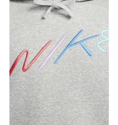 Худи мужское Nike Club Fleece MenS Brushed-Back Graphic Hoodie Grey FB7488-063