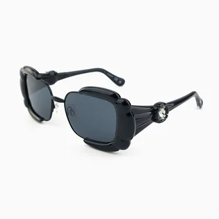 Солнцезащитные очки женские Swarovski Grey/Black 0337-01C