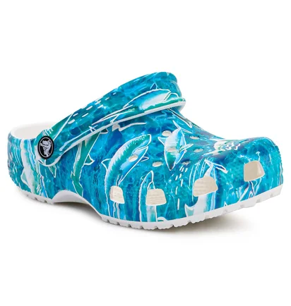 Тапочки детские Crocs Classic Party Light Blue 207826-941