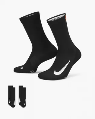 Носки унисекс Nike U Nk Multiplier Crew (2 пары) Cush Black Sk0118-010