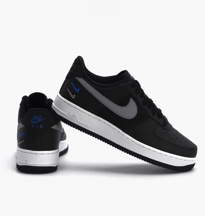 Кросівки чоловічі Nike Air Force 1 Low Se Mini Swoosh Casual Shoes Black Fd0666-001
