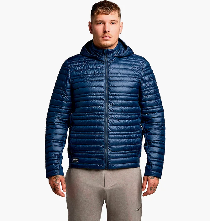 Куртка чоловіча Saucony Hurricane Insulated Jacket Blue SAM800350-NV