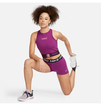 Топ жіночий Nike Pro Dri-Fit Graphic Crop Tank Violet Dq5593-503