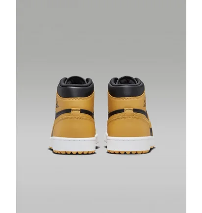 Кроссовки мужские Air Jordan I High G Golf Shoes Yellow/Black DQ0660-700