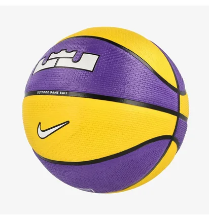 Баскетбольный мяч Nike Lebron James Playground 8P 20 Violet/Yellow N1004372575