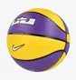 Баскетбольный мяч Nike Lebron James Playground 8P 20 Violet/Yellow N1004372575