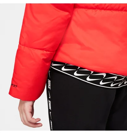 Пуховик жіночий Nike W Nsw Tf Rpl Classic Tape Jkt Red DJ6997-673