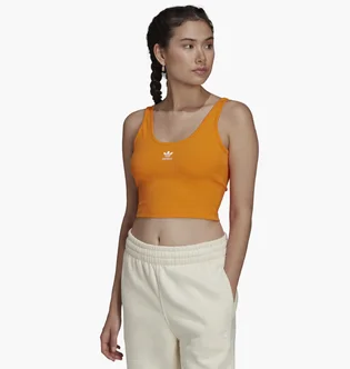 Майка женская Adidas Adicolor Essentials Rib Tank Top Yellow Hf3396