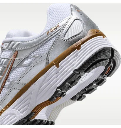 Кроссовки женские Nike P-6000 White/Metallic BV1021-109