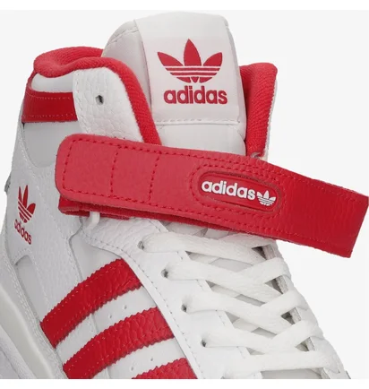 Кросівки чоловічі Adidas Forum Mid White/Red GY5819