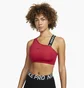 Топ женский Nike Womens Medium-Support Asymmetrical Sports Bra Bordo Dm0570-614