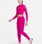 Леггинсы женские Nike Pro Mid-Rise Full-Length Leggings Pink FB5687-615