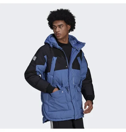 Куртка мужская Adidas Adventure Down Regen Hooded Puffer Jacket Blue HL6745