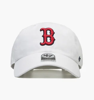 Кепка унісекс 47 Brand Clean Up Red Sox White B-Rgw02Gws-Wh