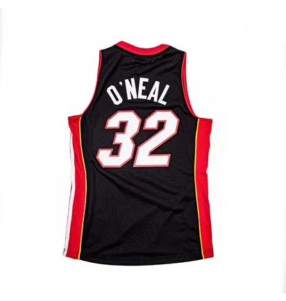 Майка чоловіча Mitchell & Ness Nba Swingman Jersey Miami Heat Road 2005-06 Shaquille ONeal Black SMJYAC18017-MHEBLCK05SON