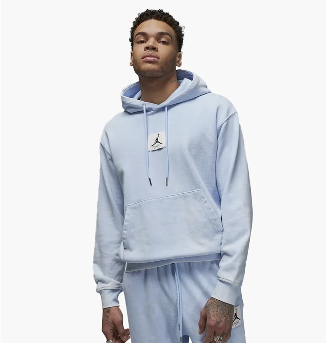Худи мужское Air Jordan Stmt Wash Flc Po Light Blue Dr3087-411
