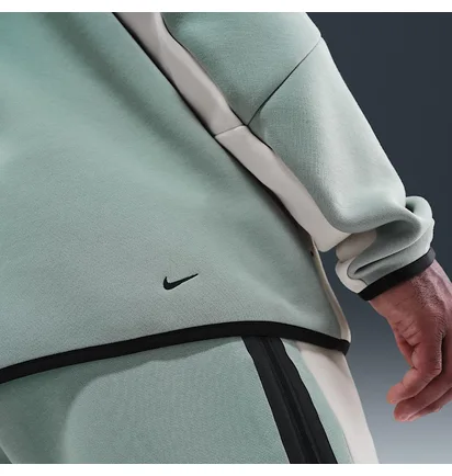 Толстовка мужская Nike Tech Fleece Fz Wr Olive/White HV0949-020