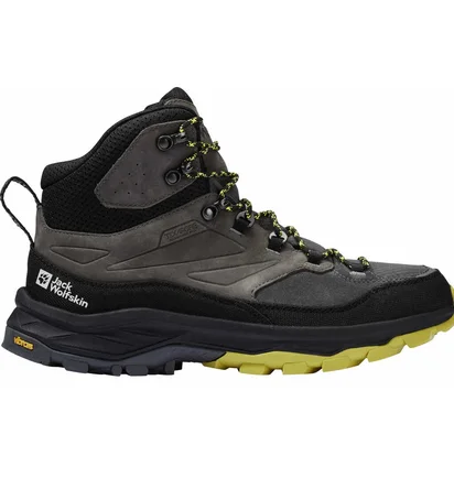 Черевики чоловічі Jack Wolfskin Cyrox Texapore Mid Grey 4064301-6945