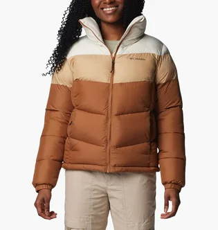 Куртка жіноча Columbia Puffect Ii Colorblock Jacket Brown/White 2088481CLB-224