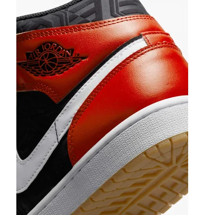 Кросівки чоловічі Air Jordan Retro 1 Mid Se Casual Shoes Red/Black Dq8417-006