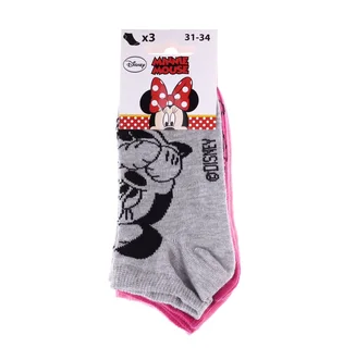 Носки детские Disney Minnie Gros Plan/Minnie + Pois/Minnie Multi (3 пары) 83152162-1