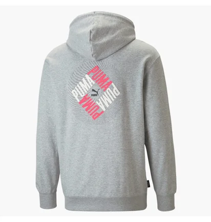 Худи мужское Puma Sportswear By Graphic Hoodie Grey 535660-04