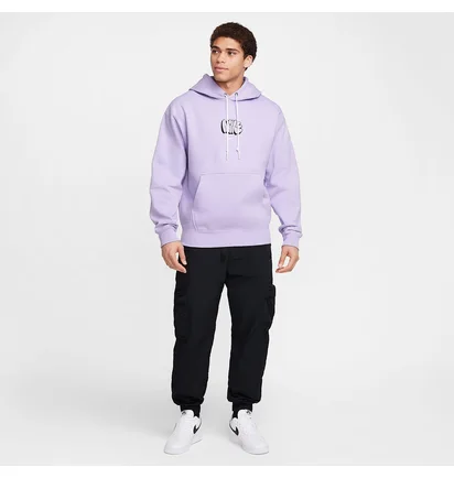 Худі чоловіче Nike Solo Swoosh Graffiti Violet HQ4181-515