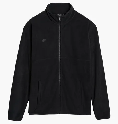 Кофта чоловіча 4F Regular With Stand-Up Collar Black 4FRMM00TFLEM372-20S