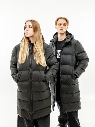 Парка унисекс Rains Jackets Black 1507-BLACK