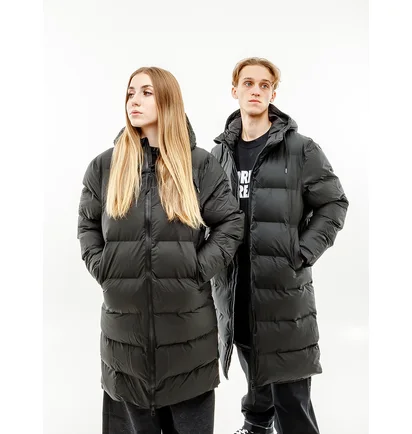 Парка унісекс Rains Jackets Black 1507-BLACK