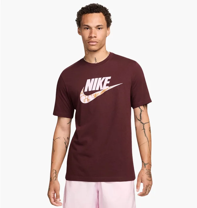 Футболка мужская Nike Nsw Tee 12Mo Futura Bordo FQ8034-652