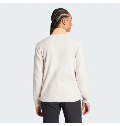 Куртка жіноча Adidas Terrex Multi Full-Zip Fleece Jacket Beige/Orange IZ3299