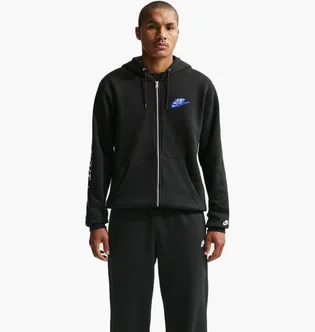 Толстовка мужская Nike Sportswear Club Full-Zip Fleece Black IO9616-010