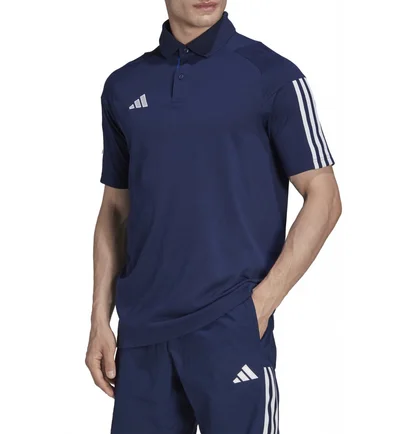 Поло чоловіче Adidas T-Shirt Tiro23 C Co Po Blue HK8052
