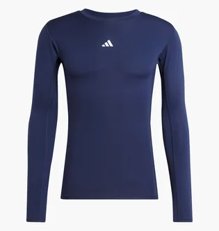 Лонгслив мужской Adidas Techfit Compression Training Blue JE6705