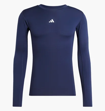 Лонгслив мужской Adidas Techfit Compression Training Blue JE6705