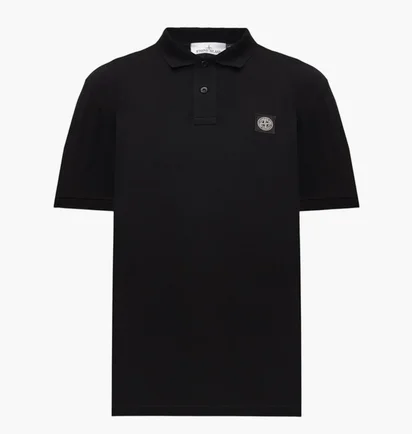 Поло мужское Stone Island Cotton Black L1S152200008-S0017-V0020