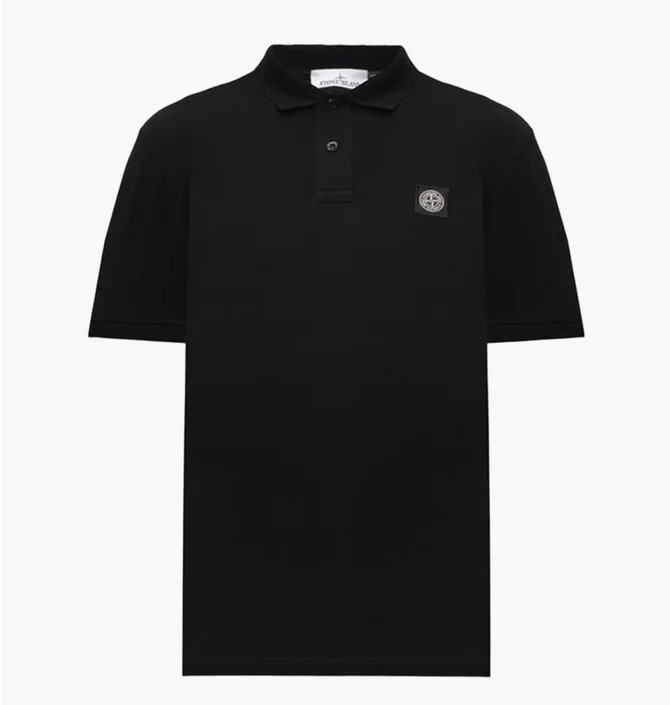 Поло мужское Stone Island Cotton Black L1S152200008-S0017-V0020