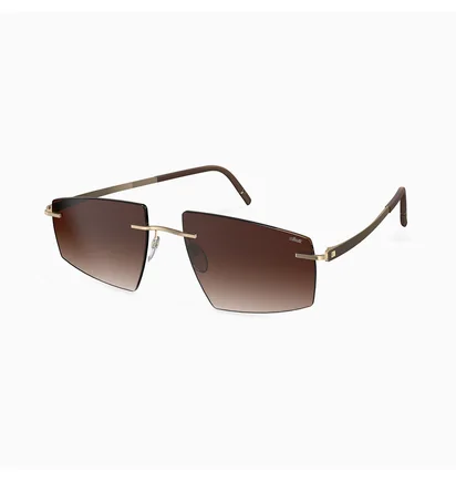 Сонцезахисні окуляри Silhouette Brown/Gold 8747-6720