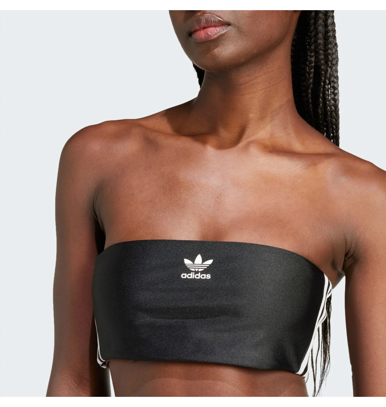 ᐉ Топ жіночий Adidas Adicolor 3-Stripes Tube Top Black IX7823
