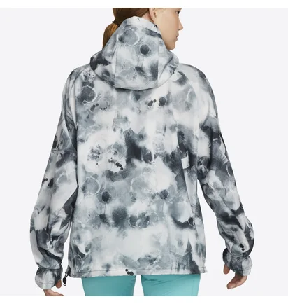 Вітровка жіноча Nike Air Dri Fit Running Jacket Grey/Blue DM7549-010