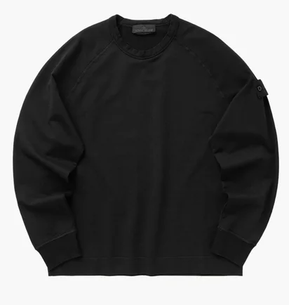 Свитшот мужской Stone Island Ghost Piece Black K1S156100011-S00F3-V0029