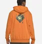 Худи мужское Air Jordan Mens Performance Hoodie Orange DH0598-893