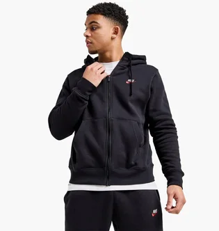 Толстовка мужская Nike M Club Dt Hoodie Fz Bb Black DQ8384-012