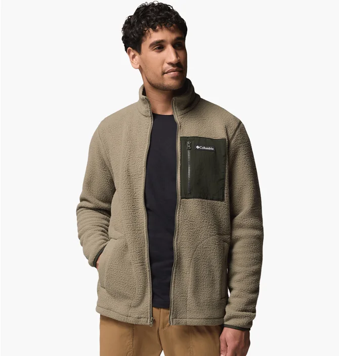 Олімпійка чоловіча Columbia Lasper Ridge Full Zip Beige 2142421397