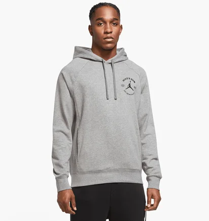 Худи мужское Air Jordan M J Df Sprt Csvr Bc Gfx Flc Po Grey Dv1290-091