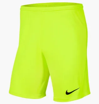 Шорты детские Nike Park Iii Yellow Bv6865-702