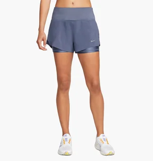 Шорти жіночі Nike Dri-Fit Swift Mid-Rise 3 2-In-1 Running Shorts With Pockets Blue DX1029-491