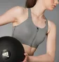 Топ жіночий Adidas Tlrd Impact Luxe High-Support Zip Bra Grey IT6656