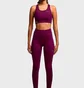 Топ женский Saucony Fortify Bra Bordo SAW800449-EG